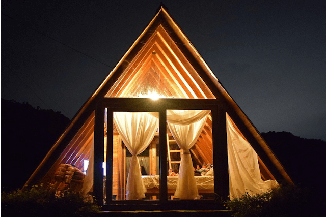 Glamping tipo cabaña